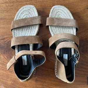 Balenciaga Suede Espadrille Sandals